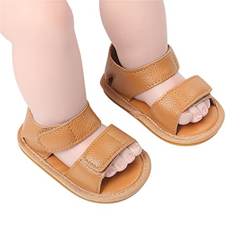 Boys Sandal Size 7 Infant Boys Girls Open Toe Solid Shoes First Walkers Shoes Summer Sandals for Baby Boys4