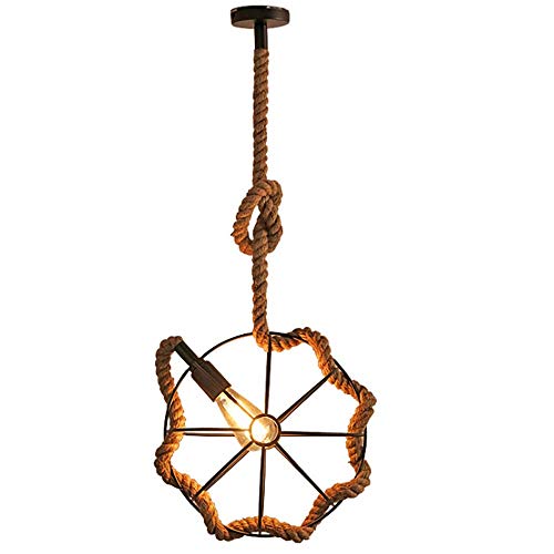 Lámpara industrial para cafetería y bar con casquillo E27 retro 2