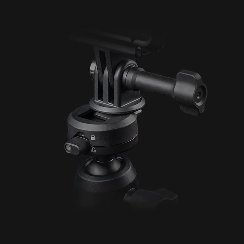 PGYTECH CapLock - Supporto per specchietto retrovisore per Action Camera Smartphone Cap Lock Handle Bar Specchietto retrovisore Bicicletta Bici Fisso Vlog Shooting