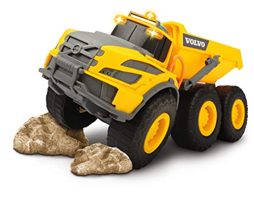 Dickie Toys 201139013 Giant Crane, elektrischer Spielzeug Kran, ferngesteuert, 100 cm hoch & Volvo Knickgelenkter Dumper… – Bild 7