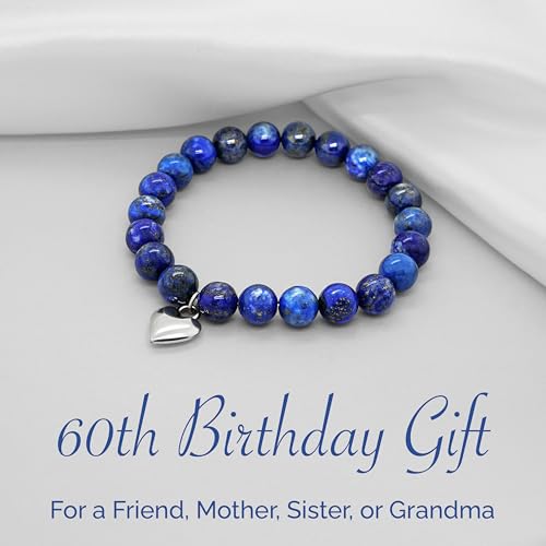 OLGAS GEMS 60th Birthday Milestone Bracelet & Meaningful Message Card - Beautiful and Sentimental Gifts for 60th Birthday Women3