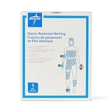 Medline Stretch Tubular Elastic Dressing Retention Net, Size 1, 6