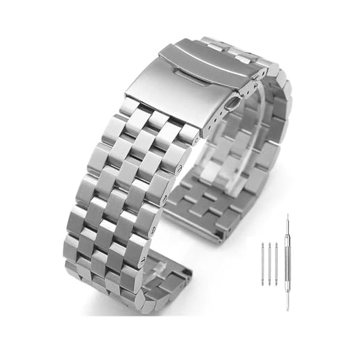 Bande de montre en acier inoxydable pour rester élégant du bureau aux soirées habillées 20mm