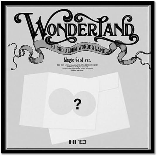 B.I WONDERLAND 3rd Full Album (Magic card Ver.)