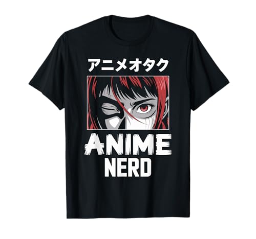 Anime Nerd Otaku Eye Manga Fan Gráfico Camiseta