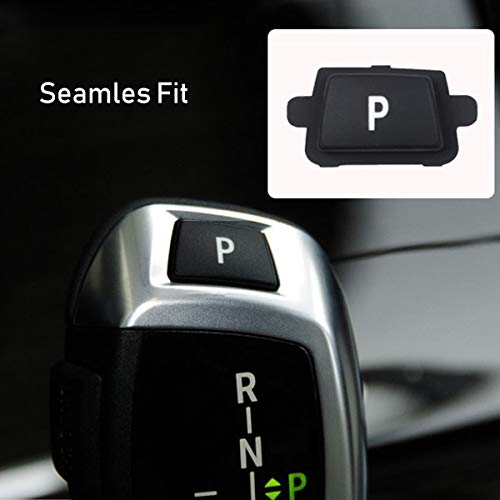 Jaronx Compatible With Bmw Gear Shift P Button, Gear Shift Knob Lever Parking Button Cover Replacement Compatible With Bmw 3' F30/F31/F34, 5' F10/F11, 7' F01/F02, X3 F25,X4 F26, X5 E70/F15, X6 E71/F16 #TOP5