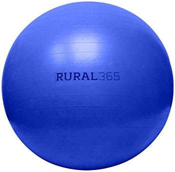 Rural365 Large Horse Ball Toy in Blue, 40in Ball Anti-Burst Giant Horse Ball – Horse Soccer Ball, Pump Included