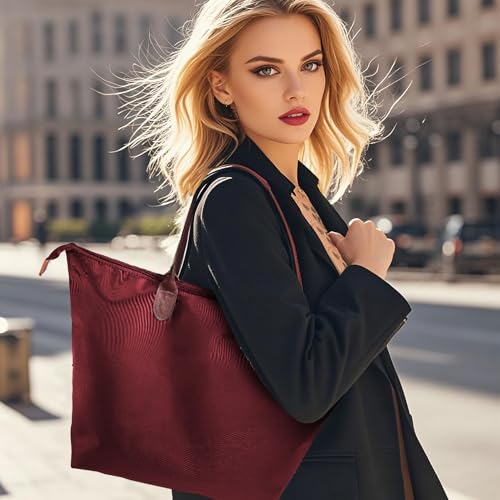 Bolso tote grande y ligero para mujer, elegante bolso hobo para fines de semana, viajes, compras y trabajo miniatura 2