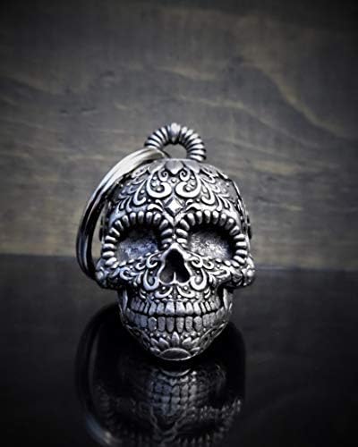 Sugar Skull 3-D Motorcycle Ride Bell