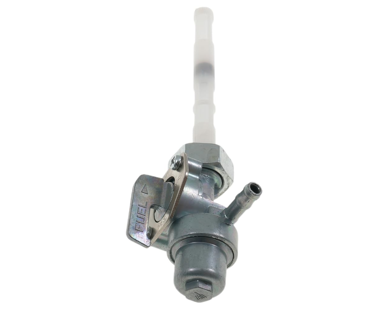 Benzinhahn Kraftstoffhahn manuell Original – kompatibel mit Daelim 125 VC, VS, VT, VL – M18x1,5 Gewinde, On/Off/Reserve