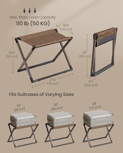 Songmics Luggage Racks, Set Of 2 Foldable Suitcase Stands thumb #4