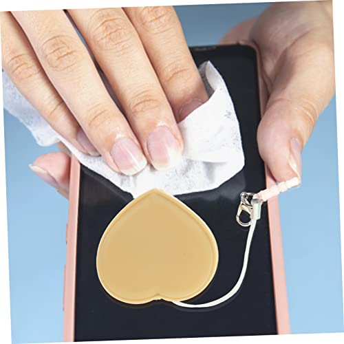 NUOBESTY 4piezas Macarrón Forma De Corazón para Limpiar Pantalla Toallitas Limpiadoras De Lentes Paños De Limpieza para Dispositivos Electrónicos Herramienta para Limpiar Anteojos - imagen 6