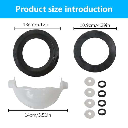 Image of 2025 Upgrade 34117 Waste Ball Kit for Thetford Style II toilet, for Thetford Style Lite toilet, for Thetford Style Plus toilet, Replace Toilet Models 42054, 42055, 42056, 42057