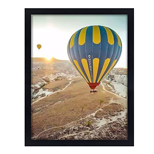 Golden State Art, 45,7 x 61 cm schwarzer Bilderrahmen - Massivholz und Display 45,7 x 61 cm Bild ohne Matte - Acrylglas (Wandanzeige) Cover