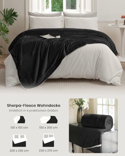 Good Nite Kuscheldecke 230x270cm Sherpa Fleecedecke Wohndecke – Ansicht 6