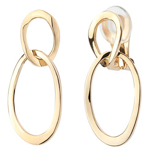 Boucles d'oreille à clip Traveller pendantes anti douleur sans perçage