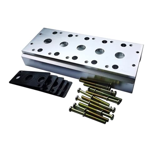 Base aluminium 11 stations 200M pour fuites d'électrovannes 4V - 6