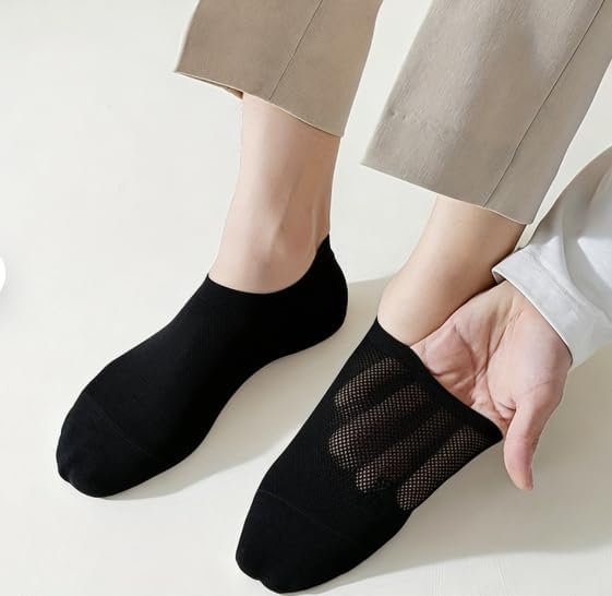 Cool Ice Silk No Show Socks, Breathable Mesh Invisible Socks for All-Day Comfort sports-fan-socks