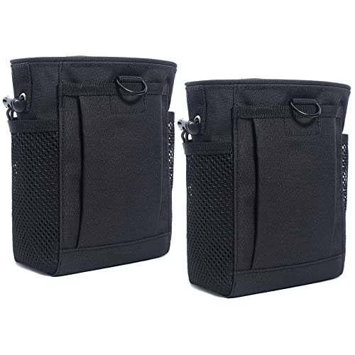 Meejaa Metal Detecting Pouch BagFind BagPortable Waist Pouch Diggers PouchWaterproof Detector Accessory Tool Bag for Outdoor Detector Accessory (2pack-Black)