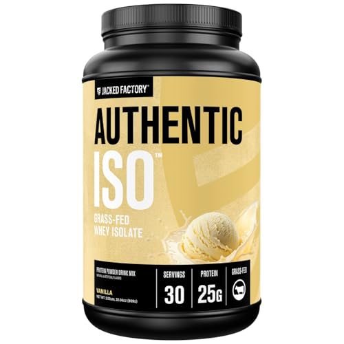 Jacked Factory Authentic ISO Whey Protein Isolate...