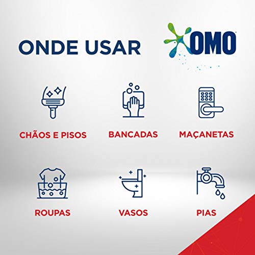 OMO Desinfetante Uso Geral Herbal Frasco 1 L,