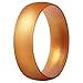 ThunderFit Silicone Ring Wedding Band for Men & Women - 1 Ring (Gold, 5.5-6 (16.5mm))