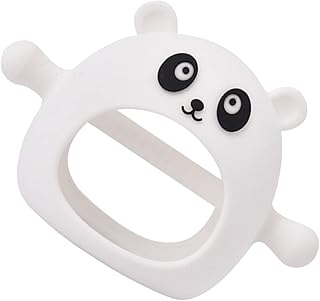 Toyvian Brinquedos De Dentição Mordedor De Mão Do Bebê Mordedor De Pulso Do Bebê Varas De Dentição De Silicone Brinquedo De Dentição De Bebê De Borracha Mordedor De Bebê Panda Brinquedos