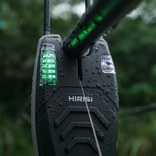 Hirisi Tackle Carp Fishing Wireless Alarm Set, 4 Alarms and 1 Receiver, Fully Functional Bite Alarm Fishing with Radio (SX1-4) - Image 3