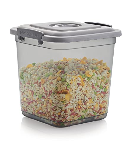 Image of Nakoda 800 Everyday Container Storage Box for Multipurpose Use,Color May Vary - 7.5 litre, (23 x 22.8 x 23.8) cm