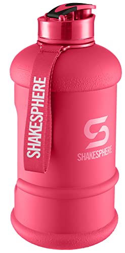 Shakesphere Large Sports Water Bottle - Bpa Free Hydration Jug, Black - Ideal For Sports, Camping, Outdoor, Biking & Kids… (Matte Pink, 1.3L) #TOP1