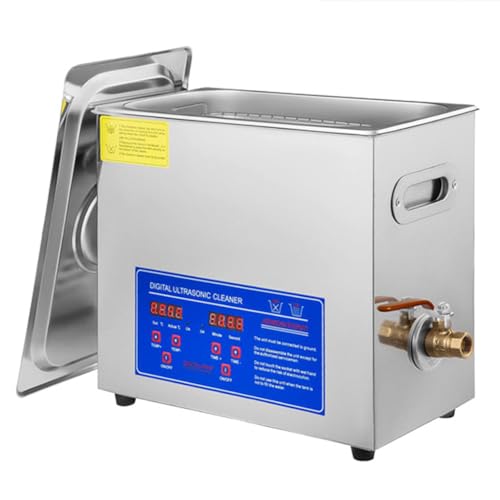 Nettoyeur ultrasonique vinyle 6L machine de lavage LP avec chauffage
