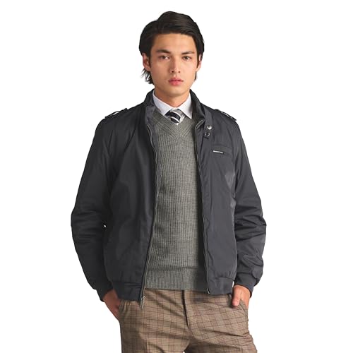Image of Members Only Men's Iconic Racer Quilted Lining Jacket |Slim Fit|