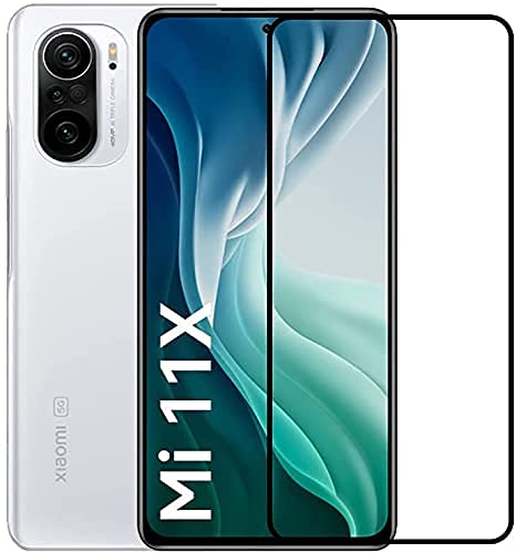 Image of BLACKSHEEP Advanced HD+ Tempered Glass Screen Protector Designed for Mi 11X 5G / Mi 11x pro 5G - Edge to Edge Full Screen Coverage with Easy Installation Kit (Pack of 1)