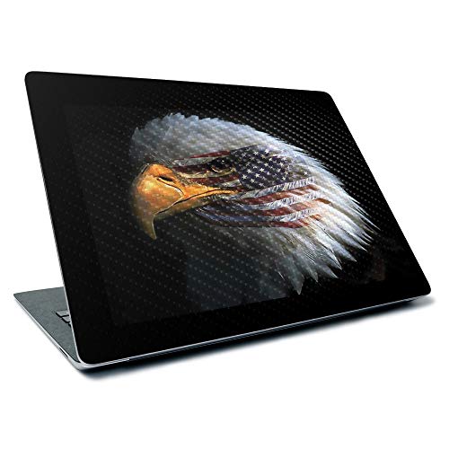 Image of MightySkins Carbon Fiber Skin for Microsoft Surface Laptop 3 13.5 inch (2019) - Eagle Eye,Textured Carbon Fiber Finish,Easy to Apply, Remove, and Change Styles,Model Number: CF-MISURLA313-Eagle Eye
