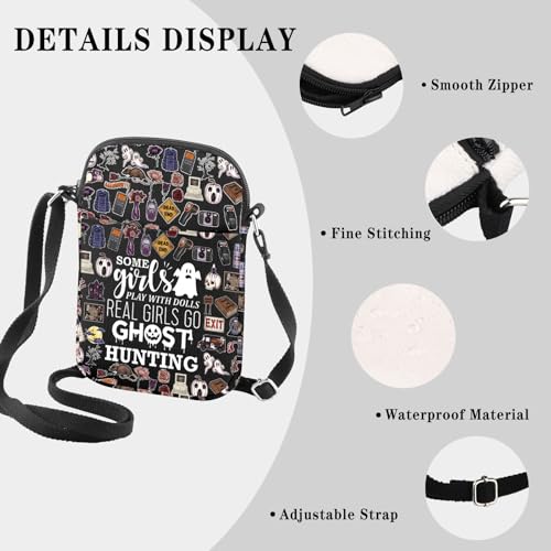 Ghost Hunter Gift Spooky Gift Real Go Ghost Hunting Crossbody Bag Paranormal Investigator Gift3
