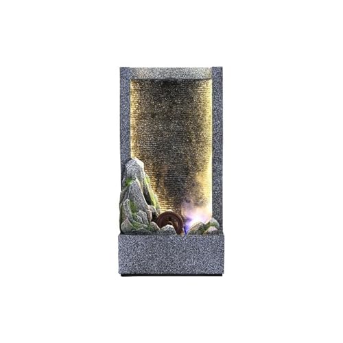 Fontaine d'intérieur cascade avec LED pour décoration de maison - 2