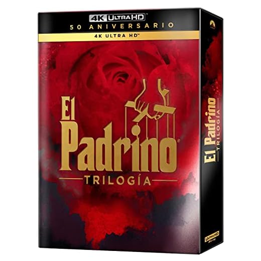 El Padrino (The Godfather) - Trilogia 50 Aniversario (4K UHD + Blu-ray)