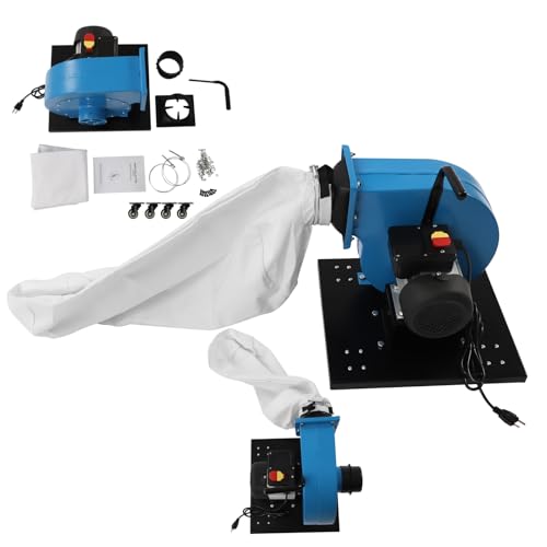 1HP Dust Collector with 14.8-Gallon Bag