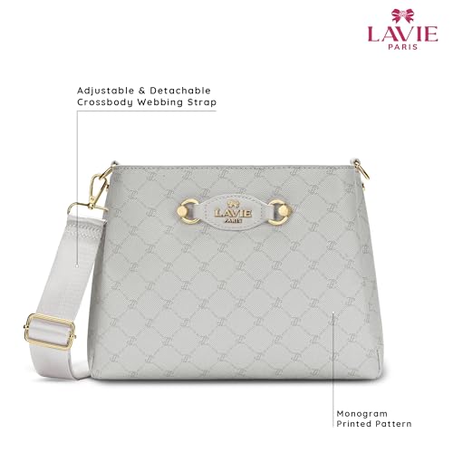 Image of LAVIE PARIS Women's Lior 3 Compartment Crossbody Sling Bag | Ladies Purse Handbag | Gift for Women