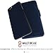 Dreem Fibonacci 2-in-1 Wallet-Case for iPhone 8 & 7, Magnetic Detachable PC Slim-Case, Luxury Vegan Leather, RFID Protection, Smart 2-Way Stand, Gift-Box - Royal