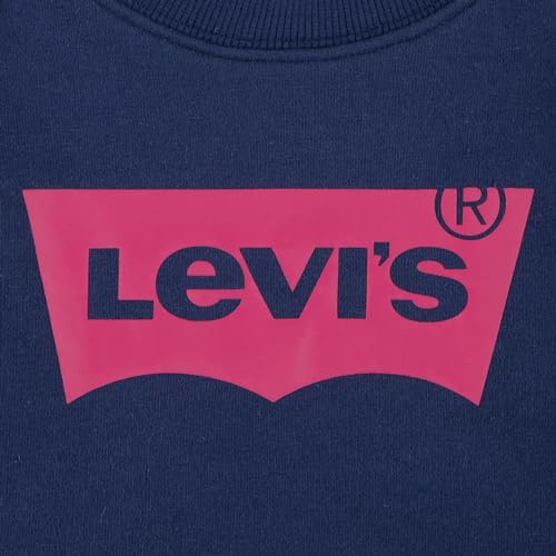 Levi's Kids Batwing Crewneck Sweatshirt Fille Medieval Blue 2 Ans