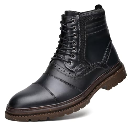 Image of Men's Chukka Boots Genuine Leather Ankle Boot for Men Classic Casual Oxford Style Footwear