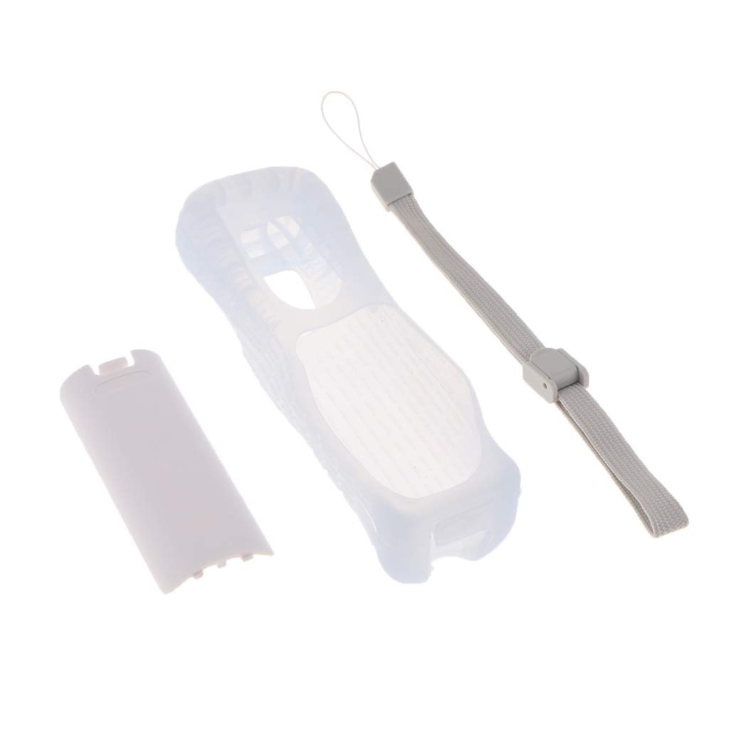 Enakshi Battery Cover for Wii Remote Controller Silicone Protective Case & Anti-lost Wrist Strap White|Collectibles (B0CCSCR3VB) Amazon Price History, Amazon Price Tracker
