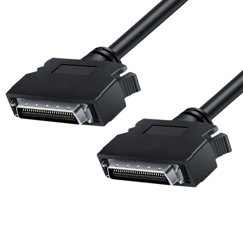 Câble de connexion SCSI 50 broches SCSI de qualité industrielle mâle vers mâle haute densité 14/20/26/36/68 broches (14P, 2 m)