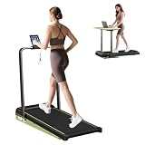 SPORTNOW Pedana pieghevole 2-in-1 inclinazione 10% 1-6 km/h 2,0 HP nero