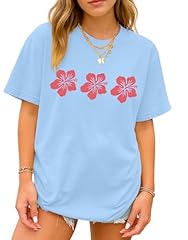Sky Blue Pink Floral