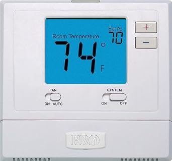 Case of 10 PRO1 IAQ T771 Heat or Cool Only Electronic Thermostat, White
