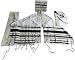 New Covenant Prayer Shawl, English / Hebrew & Bag (Israel) Holy Land (Blue)