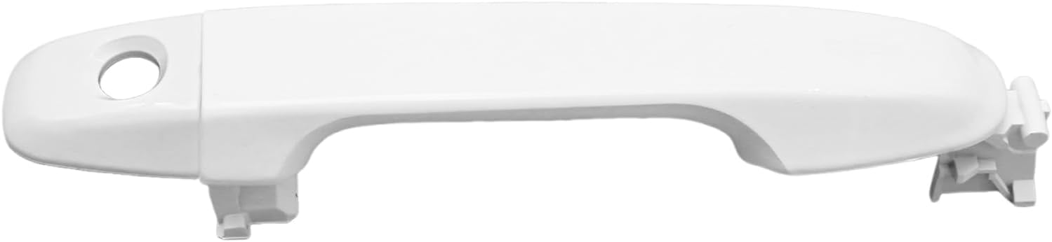 6921106090 White Front Left Driver Side Exterior Door Handle Replacement for Toyota Camry 2012 2013 2014 2015 2016 2017, Replaces 6921706370C0