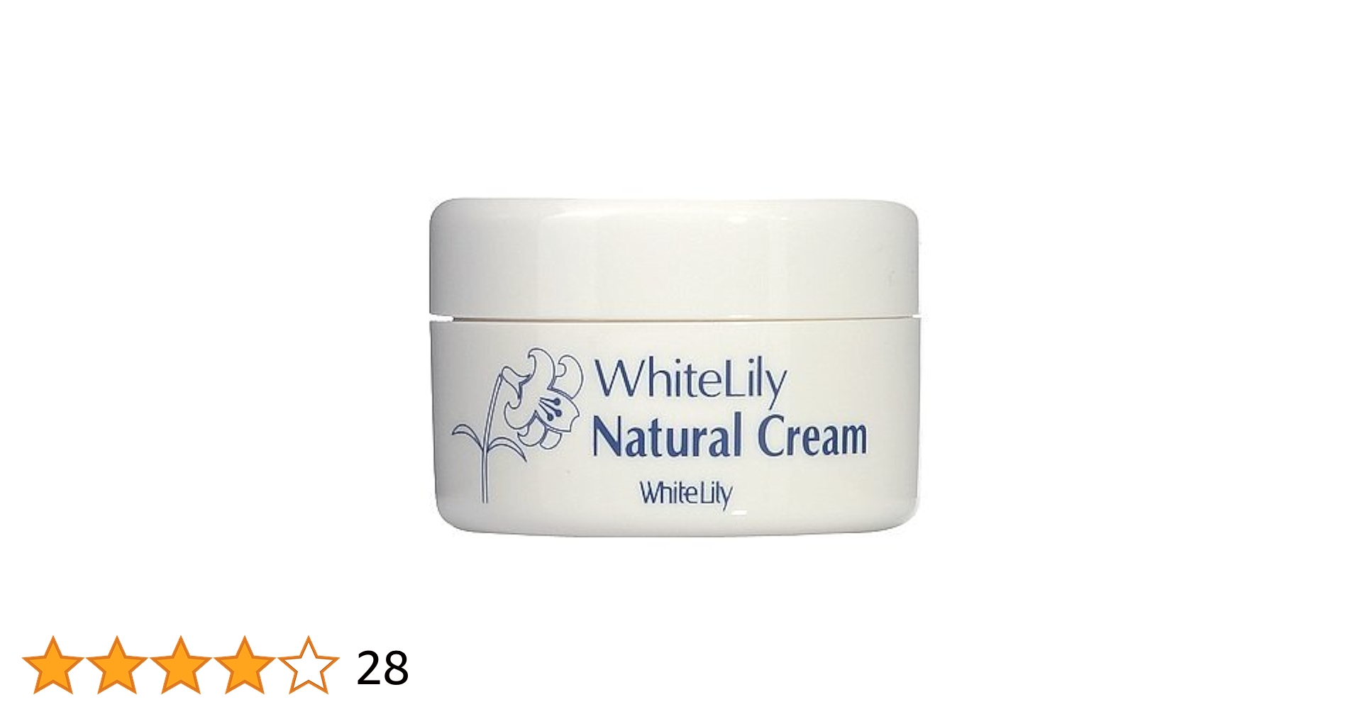 Amazon | ホワイトリリー WLナチュラルクリーム 80g 全身用